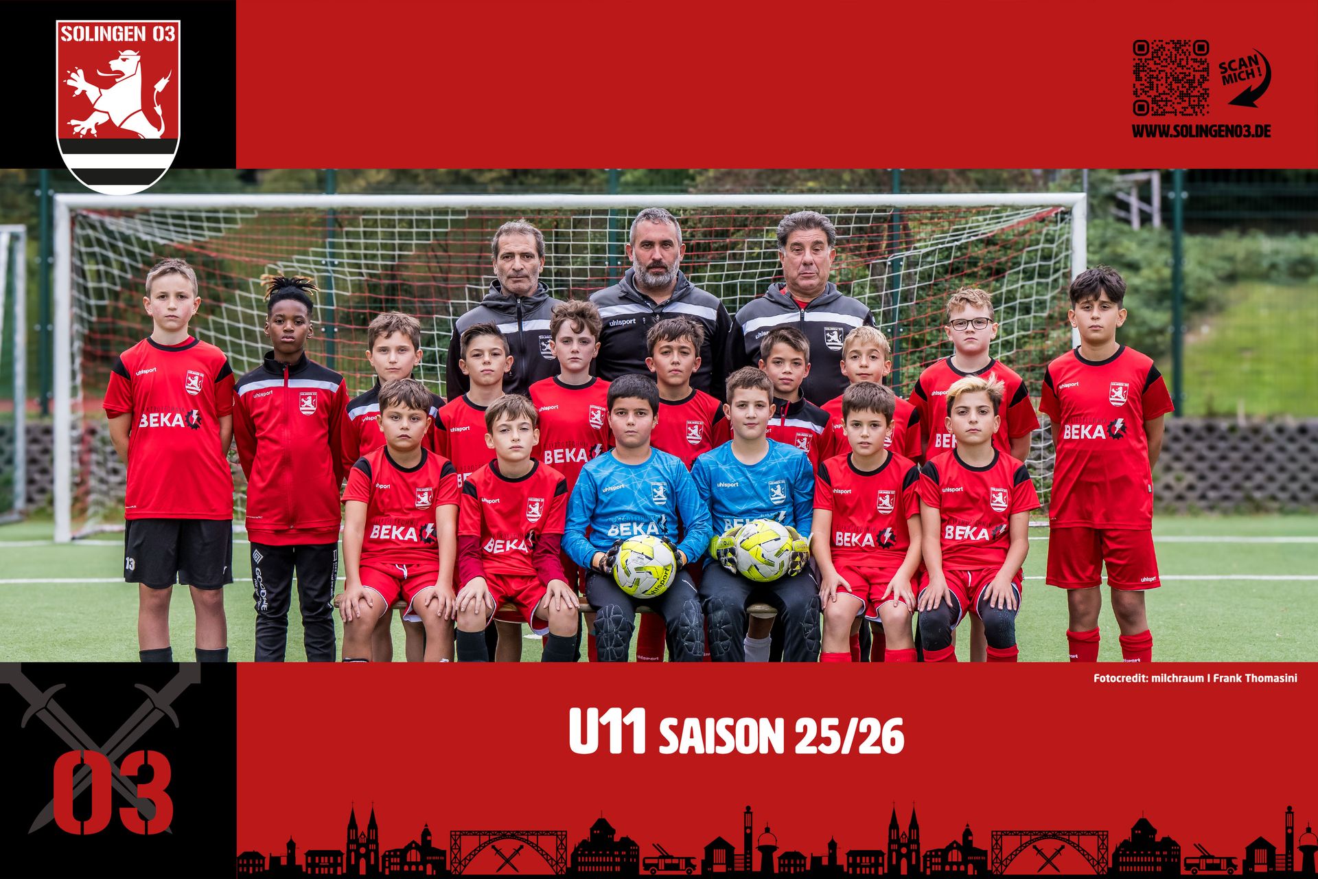 Mannschaftsfoto U11 (Jg. 2015)