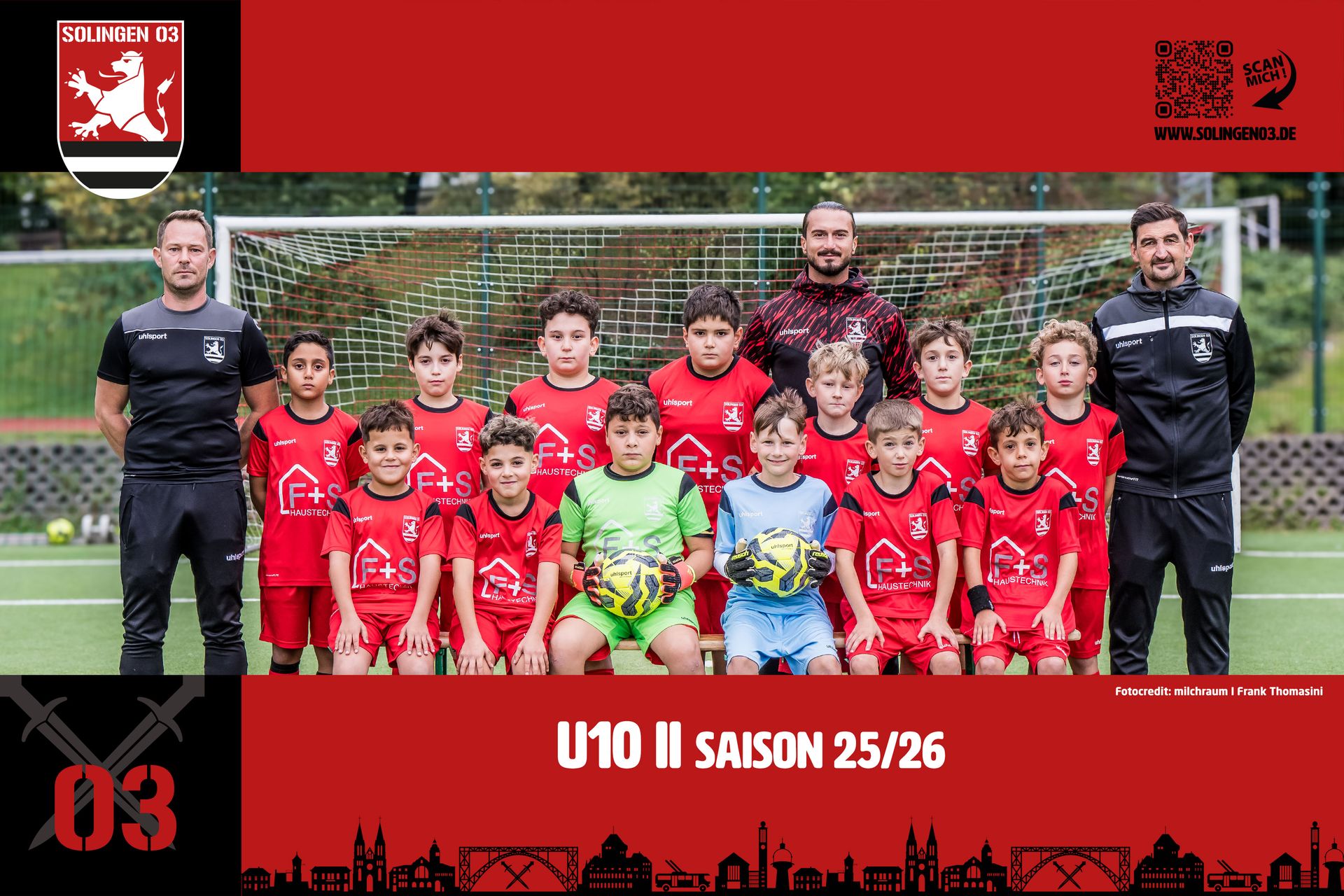 Mannschaftsfoto U10 II (Jg. 2016)