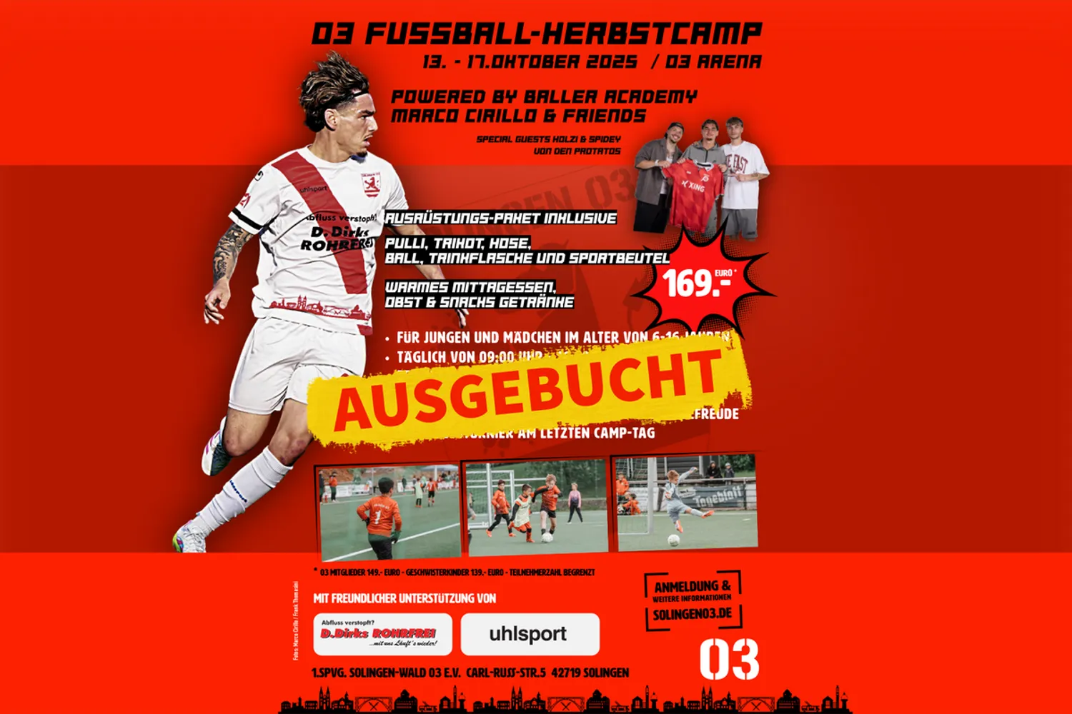 Vorfreude auf das 03-Herbstcamp – powered by Baller Academy 