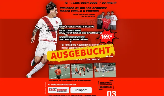 Vorfreude auf das 03-Herbstcamp – powered by Baller Academy 