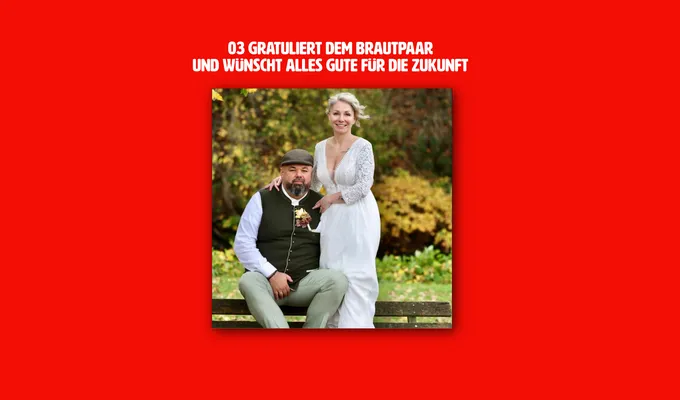 Unser 1. Vorsitzender hat geheiratet 