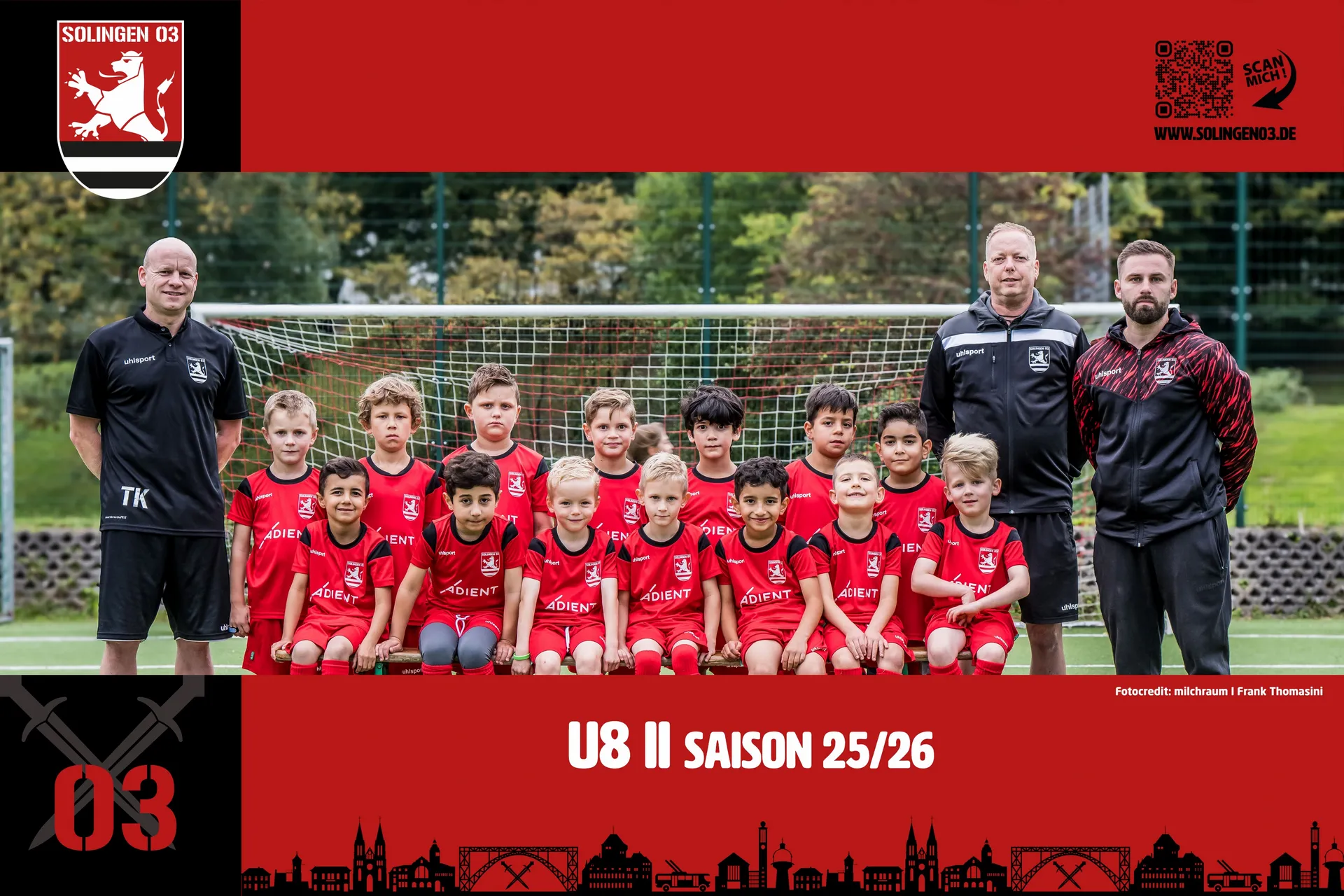 Mannschaftsfoto U8 II  (Jg. 2018)