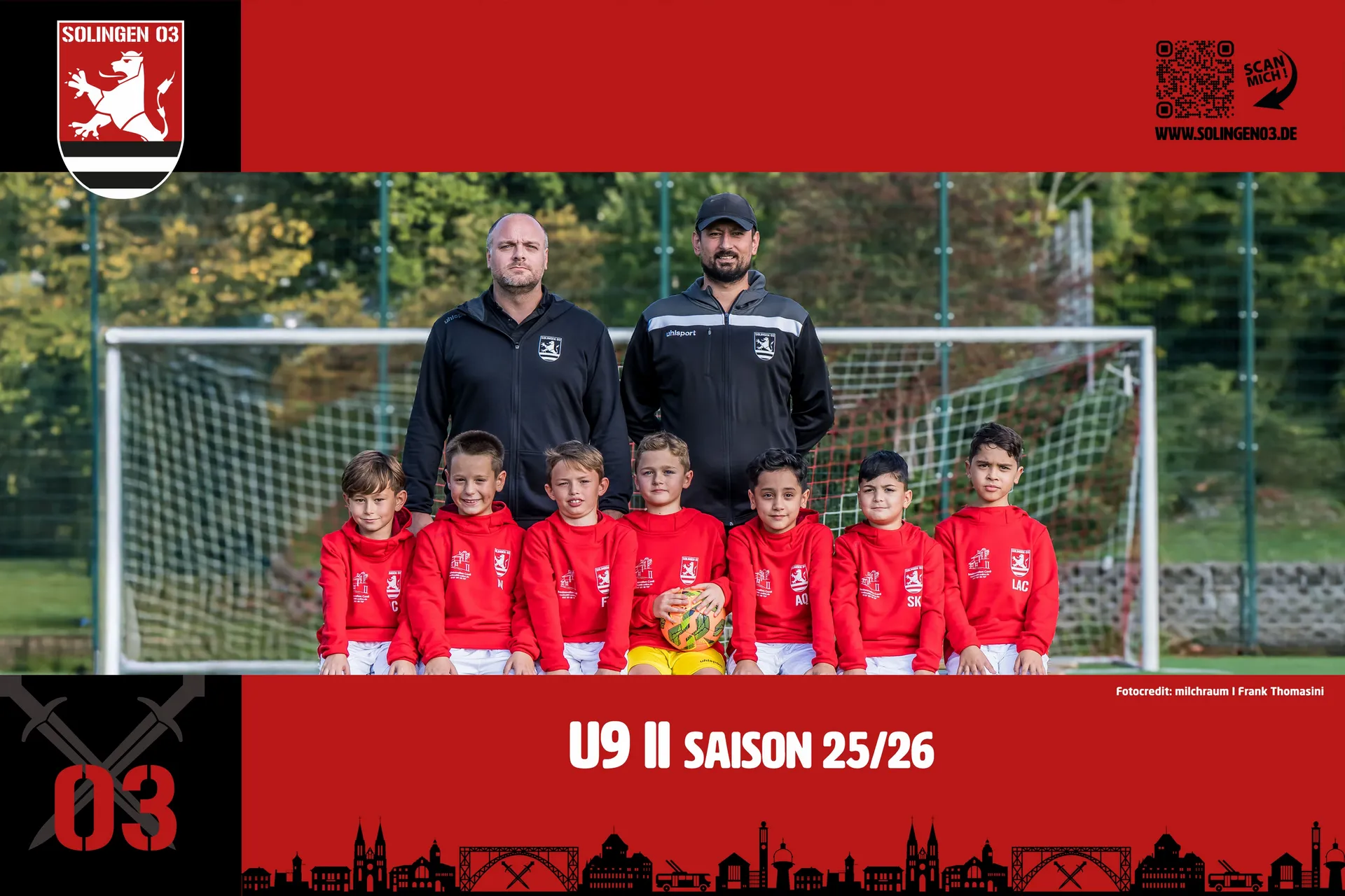 Mannschaftsfoto U9 II (Jg. 2017)