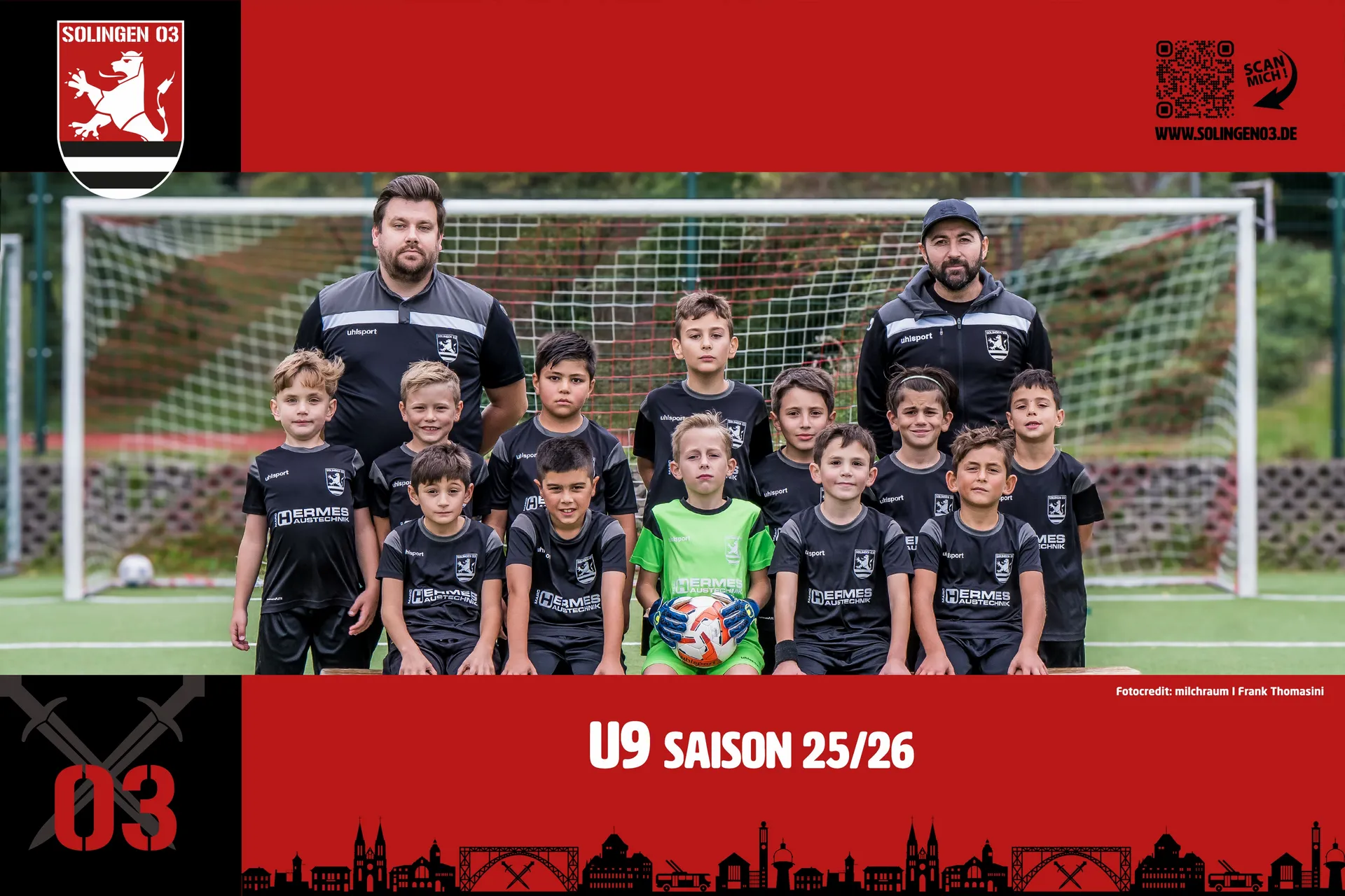 Mannschaftsfoto U9 (Jg. 2017)