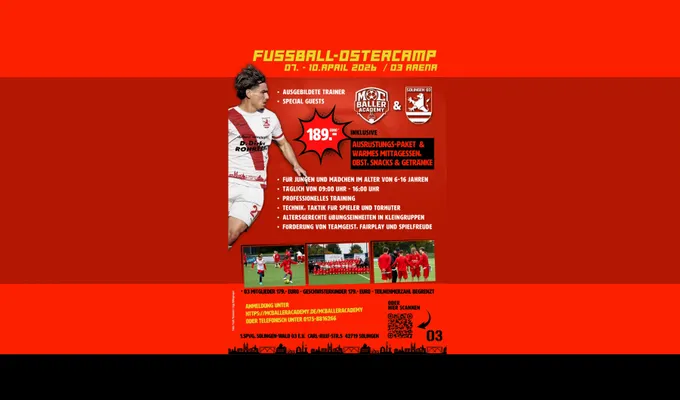 OSTERCAMP 2026 - JETZT ANMELDEN