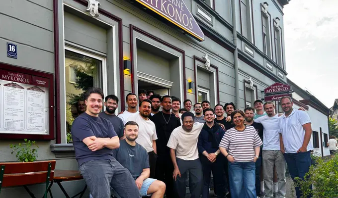 Taverne Mykonos feiert mit unserer U23
