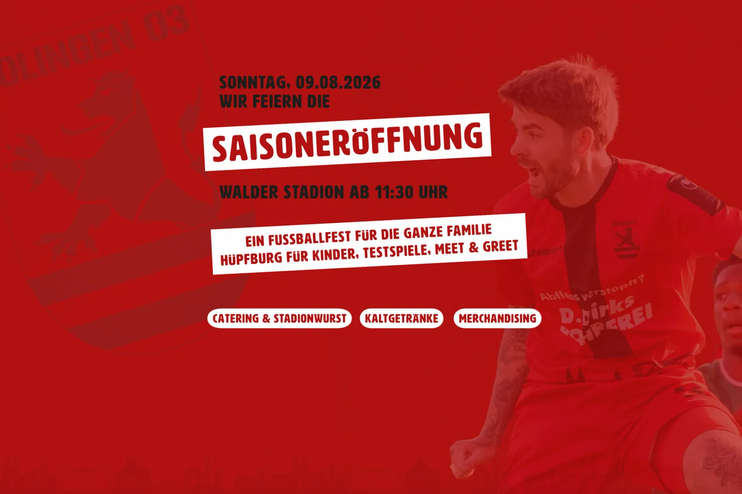 SAISONERÖFFNUNG - 09.08.2026