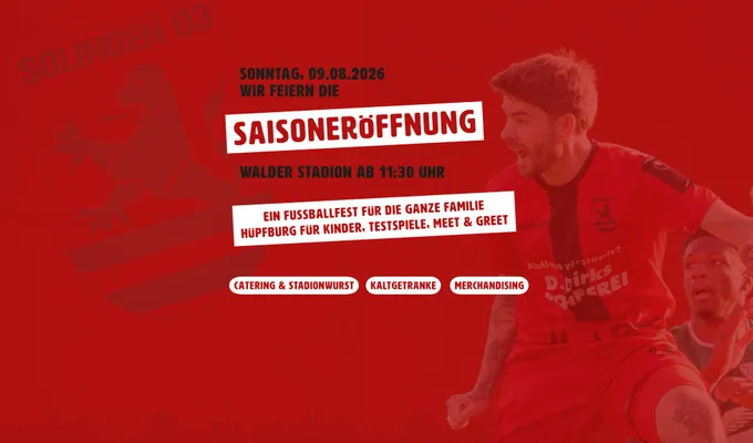 SAISONERÖFFNUNG - 09.08.2026