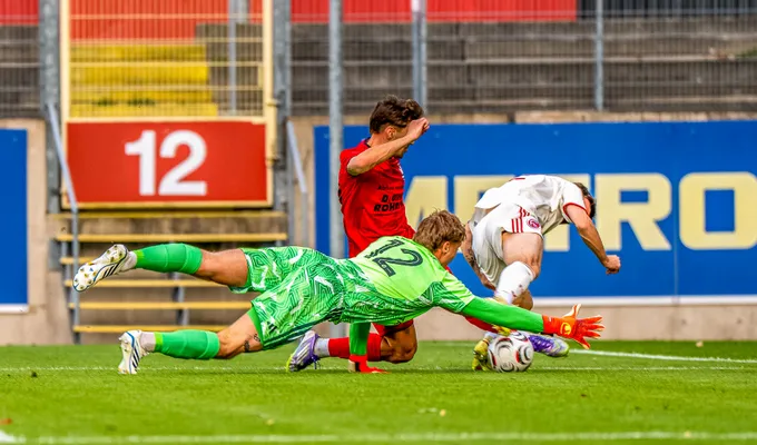 EMPFINDLICHE NIEDERLAGE GEGEN FORTUNA DÜSSELDORF ZWOTE