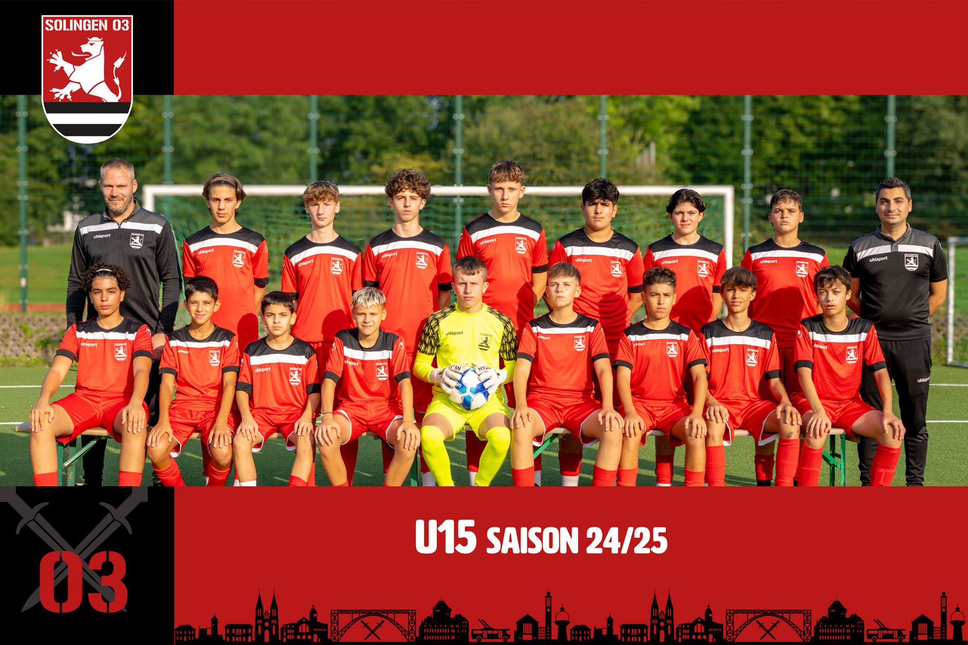 Mannschaftsfoto U15 (Jg. 2010)