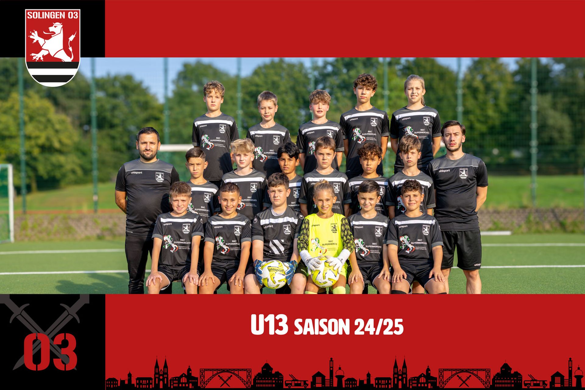 Mannschaftsfoto U13 (Jg. 2012)
