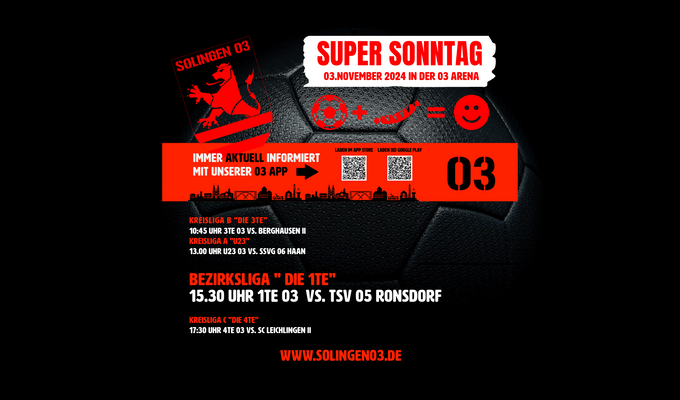 Super - Sonntag im November