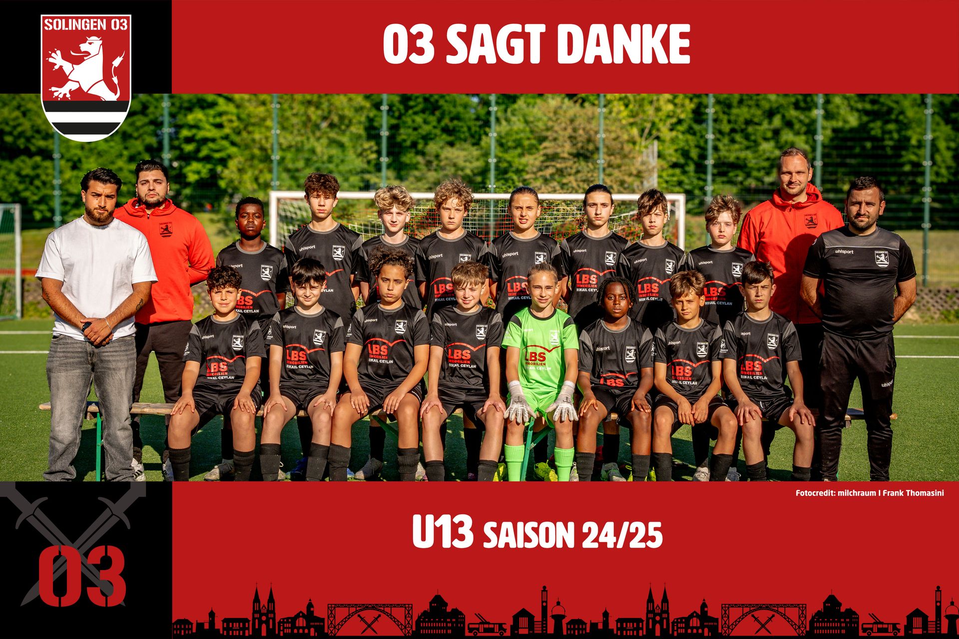 Mannschaftsfoto U13 (Jg. 2012)